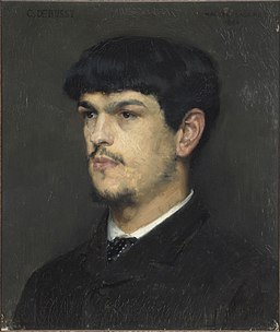 Claude Debussy, portrait by Marcel Baschet (1884)