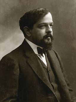 Claude Debussy ca 1908, foto av Félix Nadar