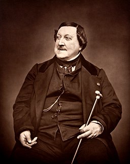 Composer Rossini G 1865 by Carjat - Restoration